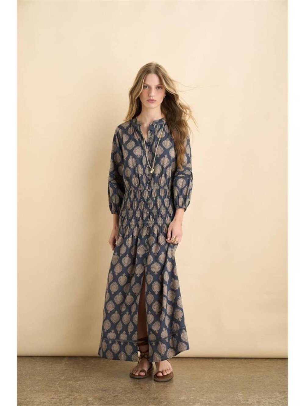 NEW - SONMER Uma Dress Antracite, Bohemian, Boho, Summer Casual Maxi Dress